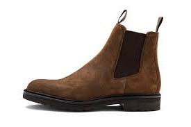 Barker Camborne Brown Waxy Suede