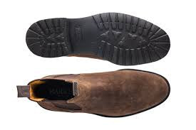 Barker Camborne Brown Waxy Suede