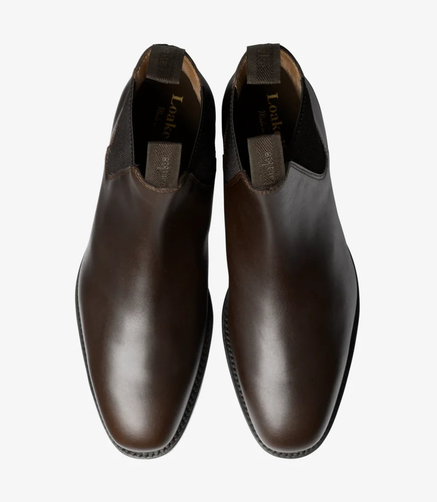 Loake Chatsworth Dark Brown Waxy