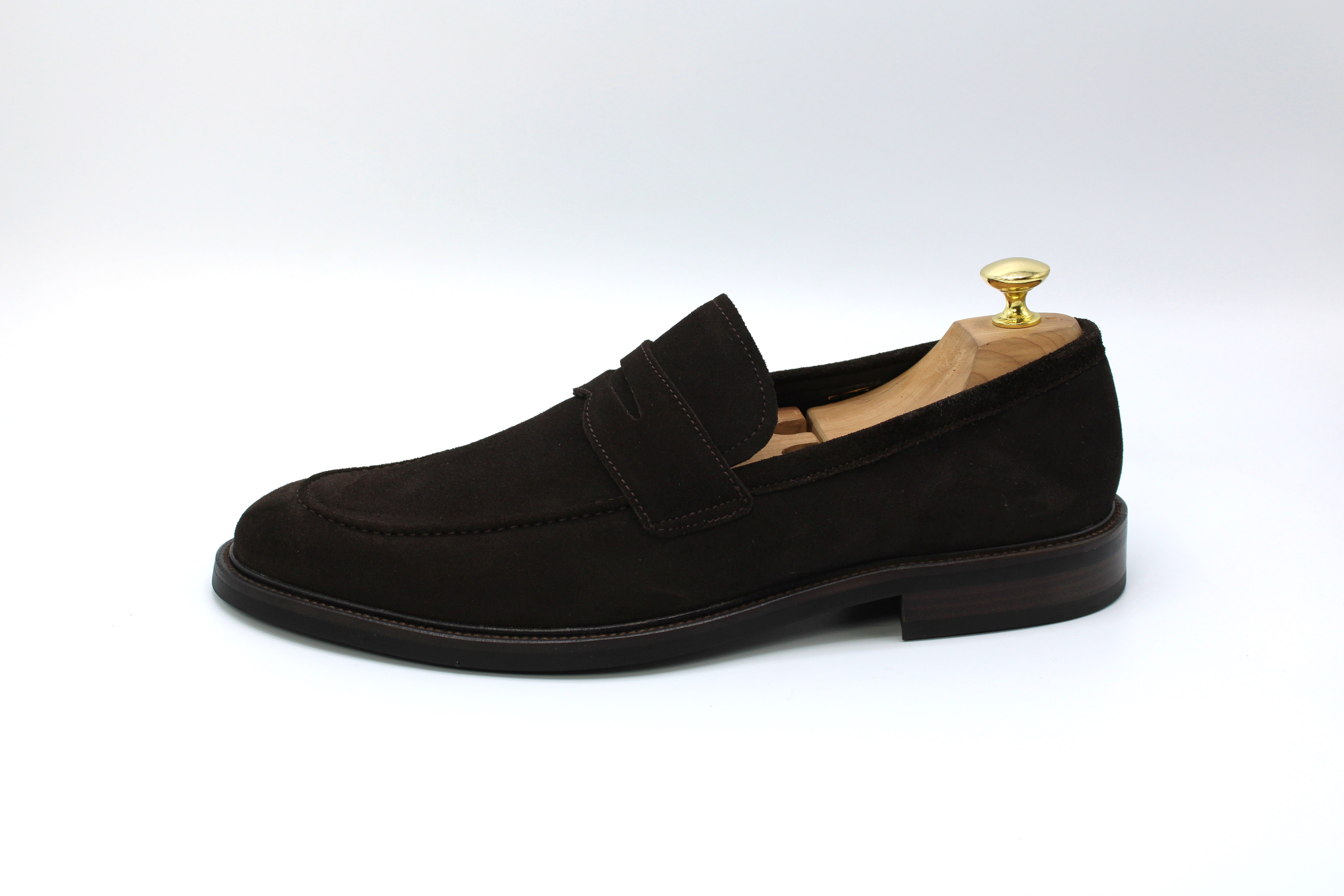 John White Banff Brown Suede