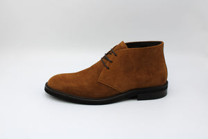 John White Wessex Cognac Suede