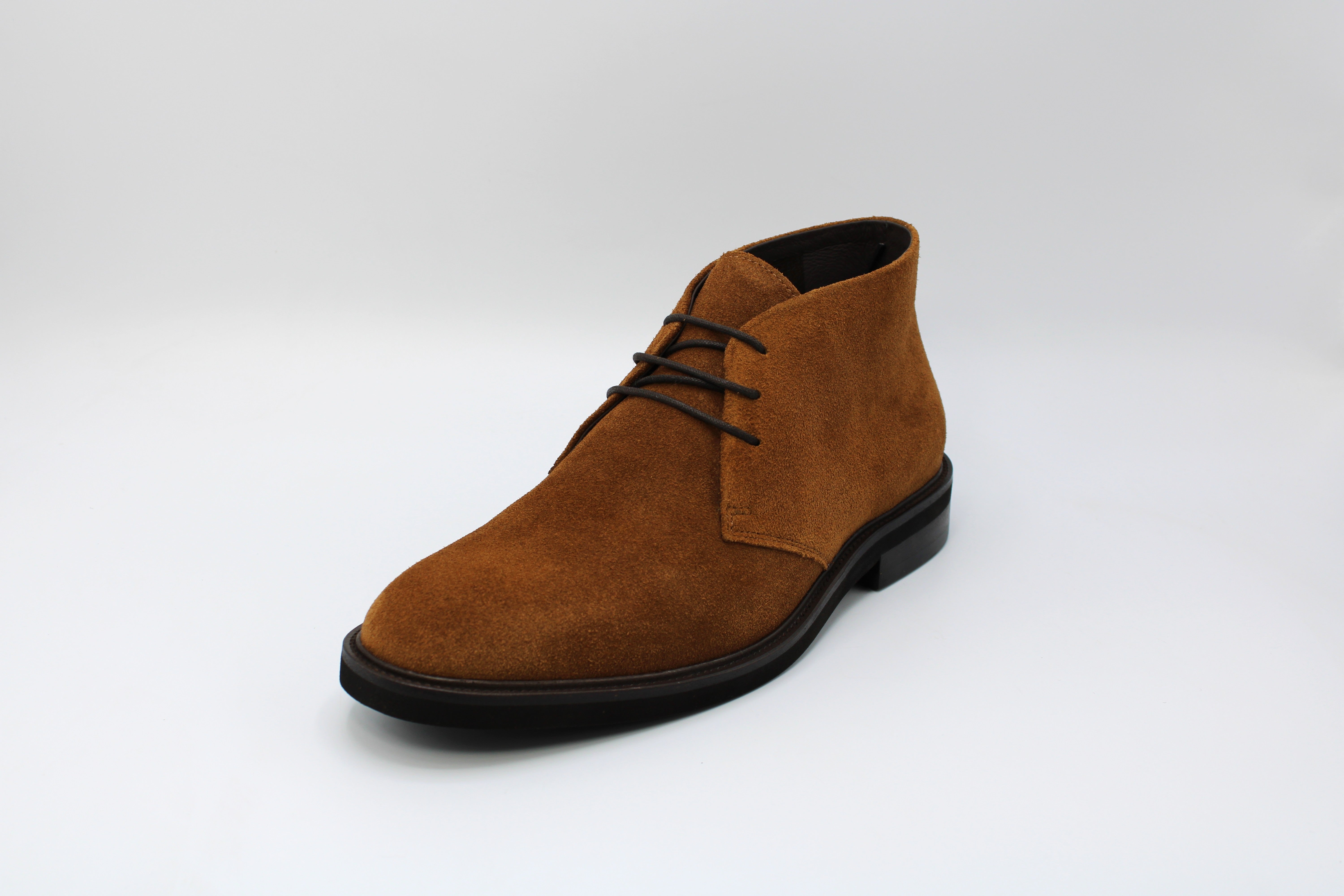 John White Wessex Cognac Suede