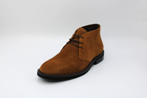 John White Wessex Cognac Suede