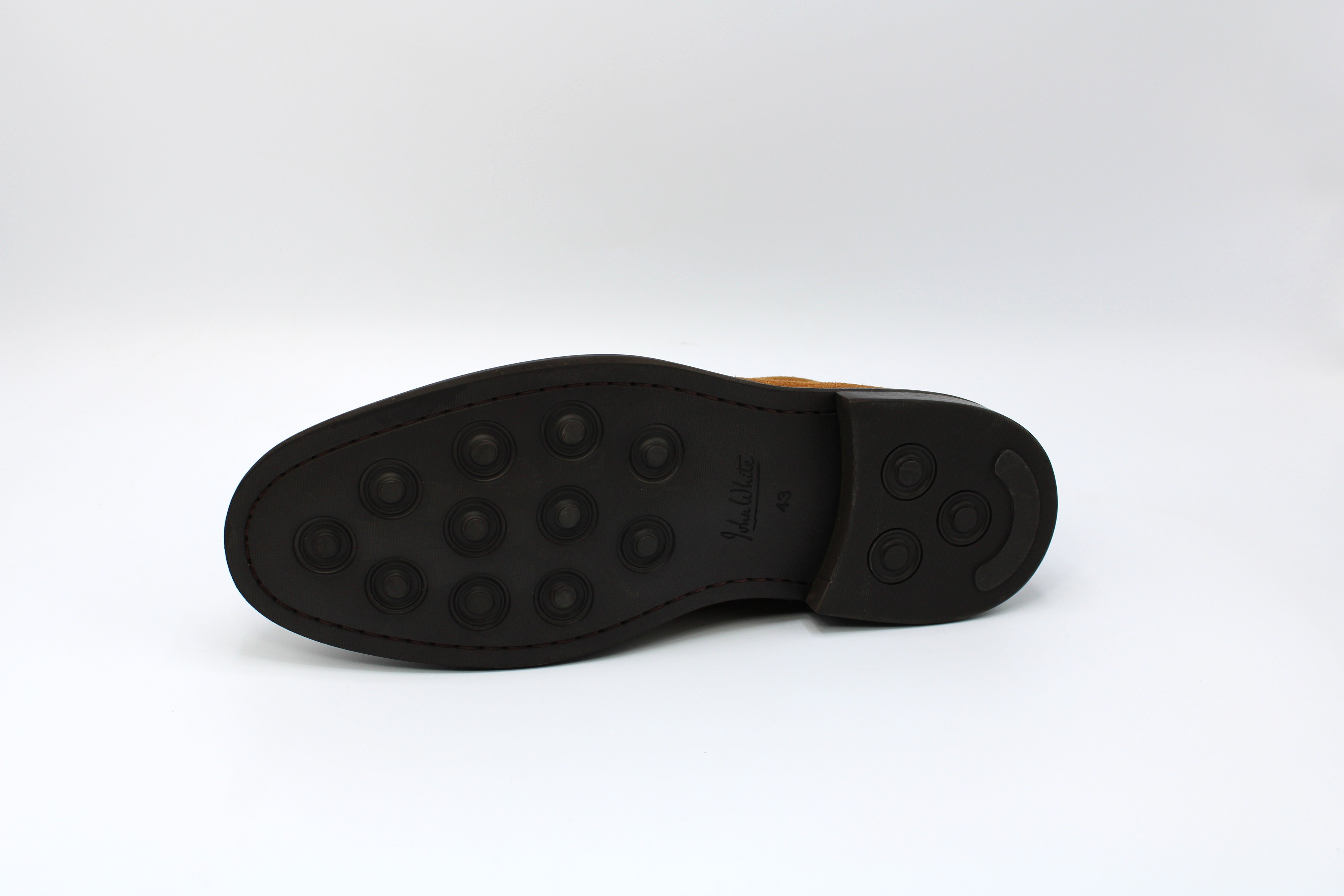 John White Wessex Cognac Suede