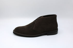 John White Wessex Brown Suede