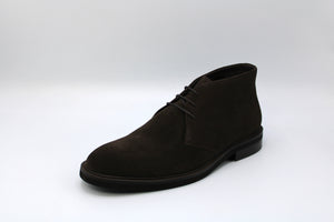 John White Wessex Brown Suede