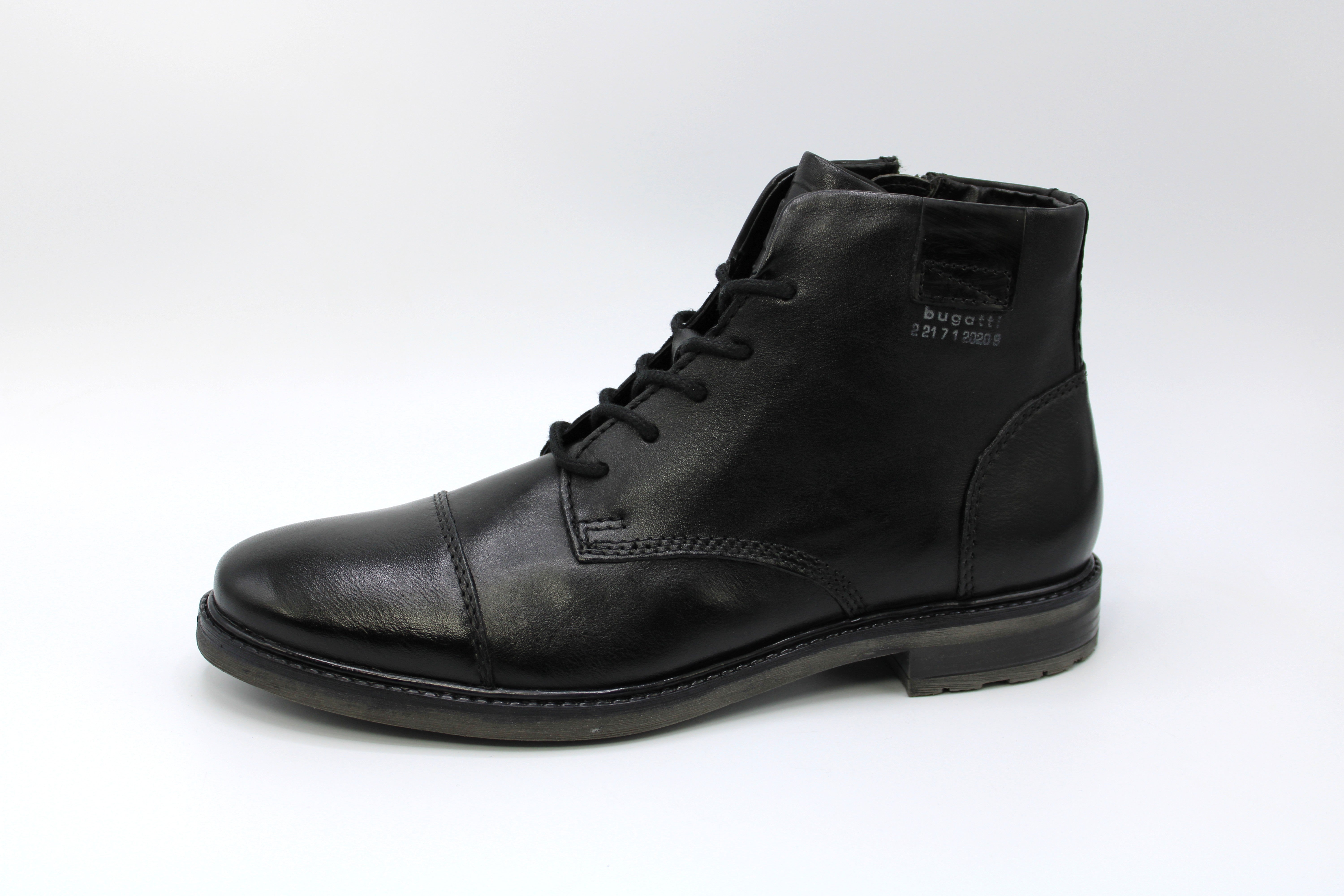 Bugatti Hamburg Black Boot