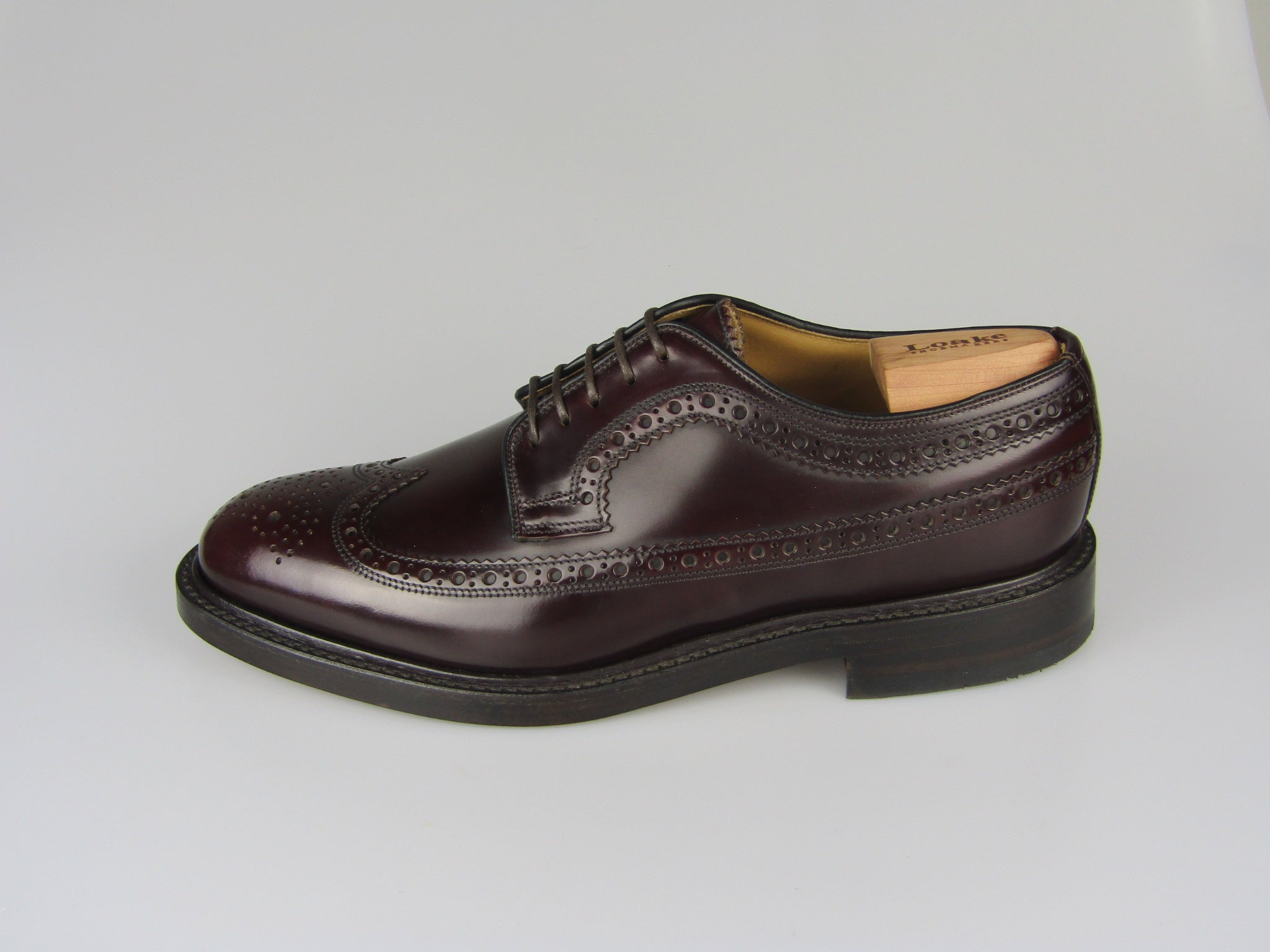Loake oxblood brogues sales