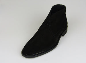 John White Westfield Black Suede Size 12