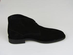John White Westfield Black Suede Size 12