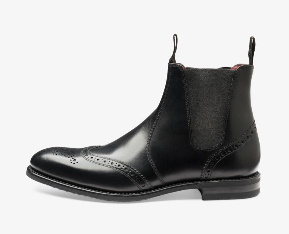Loake Hoskins black calf size 7